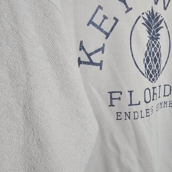 Key West Florida Pullover Sweatshirt‎ NWOT Small Terry Cloth Summer Vacation - Picture 5 of 7